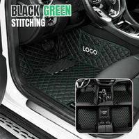 Black with Green stitching