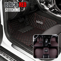 Black with Red stitching